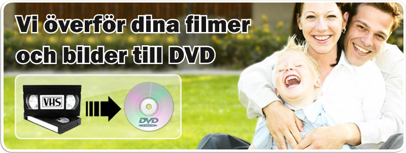 Överför VHS till DVD hos familjefilm. Hi 8 till DVD. Video 8 till DVD. Ljudkassett till CD. Smalfilm till DVD. Smalfilm till hårddisk. Överför VHS till DVD hos familjefilm. Hi 8 till DVD. Video 8 till DVD. Ljudkassett till CD. Smalfilm till DVD. Smalfilm till hårddisk.