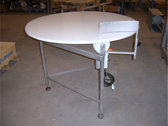 Roterande bord med skiva Roterande bord med skiva