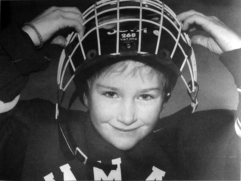 Kim Martin, 1996. Ur bildarkivet på HAMMARBYiten, HIF:s medlemstidning. Foto: Anders Kallersand Kim Martin, 1996. Ur bildarkivet på HAMMARBYiten, HIF:s medlemstidning. Foto: Anders Kallersand
