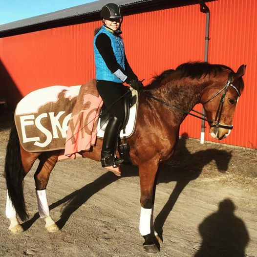 Florens efter ett bra träningspass med Liane Florens efter ett bra träningspass med Liane