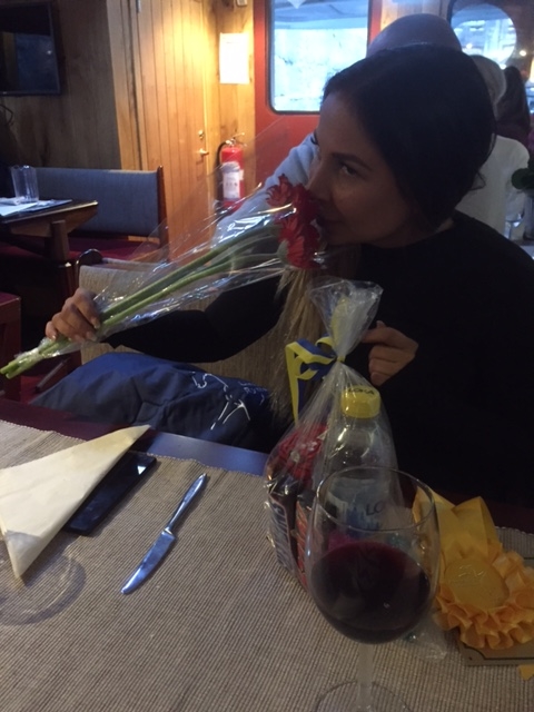 En glad pristagare till, Sofie Norlin En glad pristagare till, Sofie Norlin