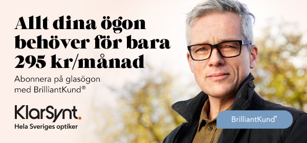 BrilliantKund abonnera på glasögon för bara 295 kr/månad BrilliantKund abonnera på glasögon för bara 295 kr/månad