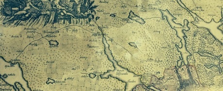 Kartografen och ingenjören Georg Biurman upprättade Charta Öfver Stockholms Stads Belägenhet 1750-1751. Vi ser en del av kartan som visar första Kungsvägens sträckning från Stockholm till Drottningholms slott. Kungsvägen passerade dagens sundbybergsläge på samma sätt som Landsvägen gör och via bro över Bällsta å. Bilden är tagen av mittsundbyberg.se på Kungliga Bibliotekets kartavdelning i Stockholm. Kartografen och ingenjören Georg Biurman upprättade Charta Öfver Stockholms Stads Belägenhet 1750-1751. Vi ser en del av kartan som visar första Kungsvägens sträckning från Stockholm till Drottningholms slott. Kungsvägen passerade dagens sundbybergsläge på samma sätt som Landsvägen gör och via bro över Bällsta å. Bilden är tagen av mittsundbyberg.se på Kungliga Bibliotekets kartavdelning i Stockholm.