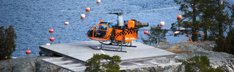 Sveriges enda Lamahelikopter Sveriges enda Lamahelikopter